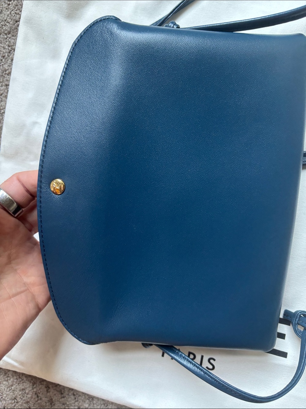 Celine Teal Trio Flap in smooth lambskin, mint condition! - Picture 4 of 17